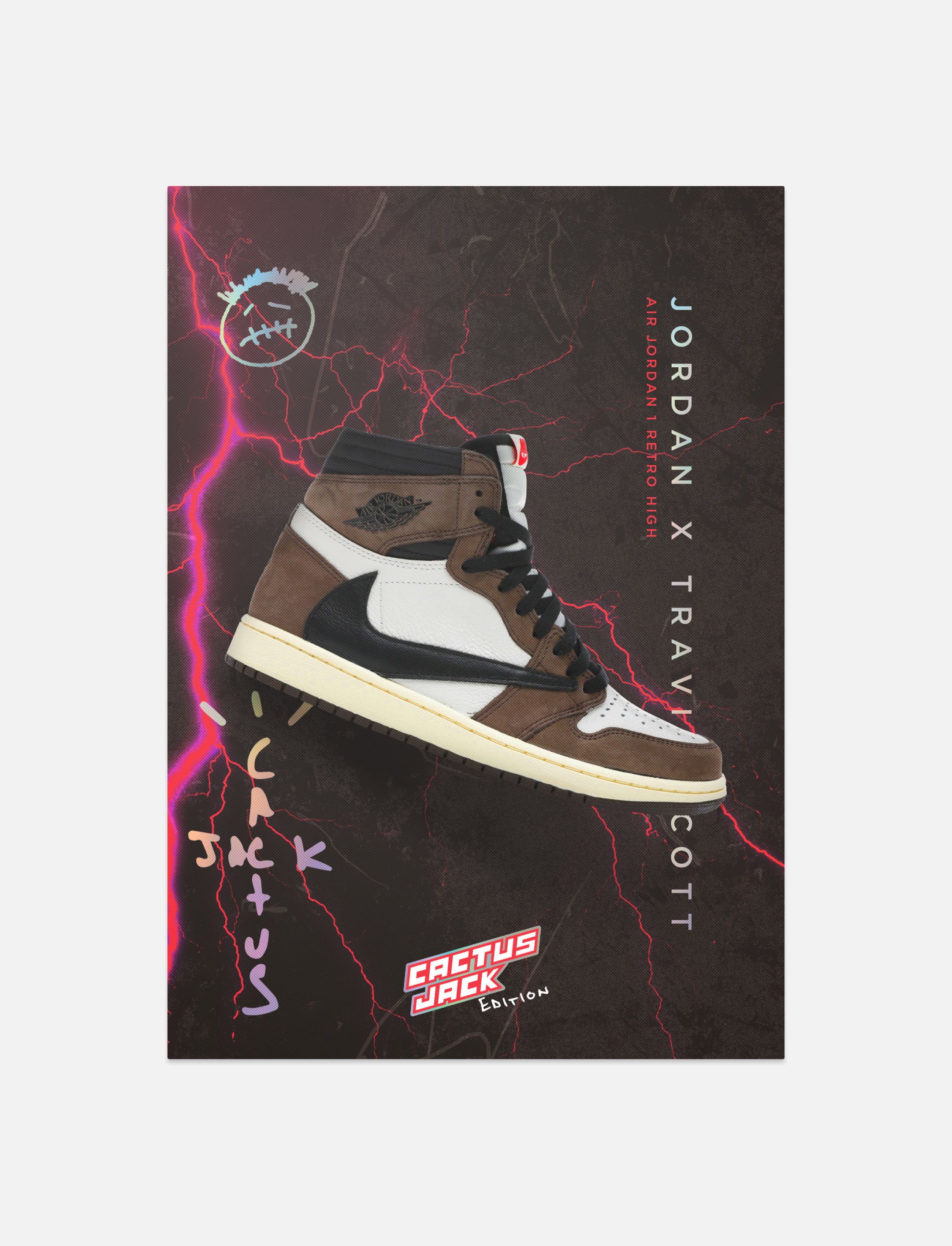 Cactus Jack edition - Air Jordan 1 high Lightning